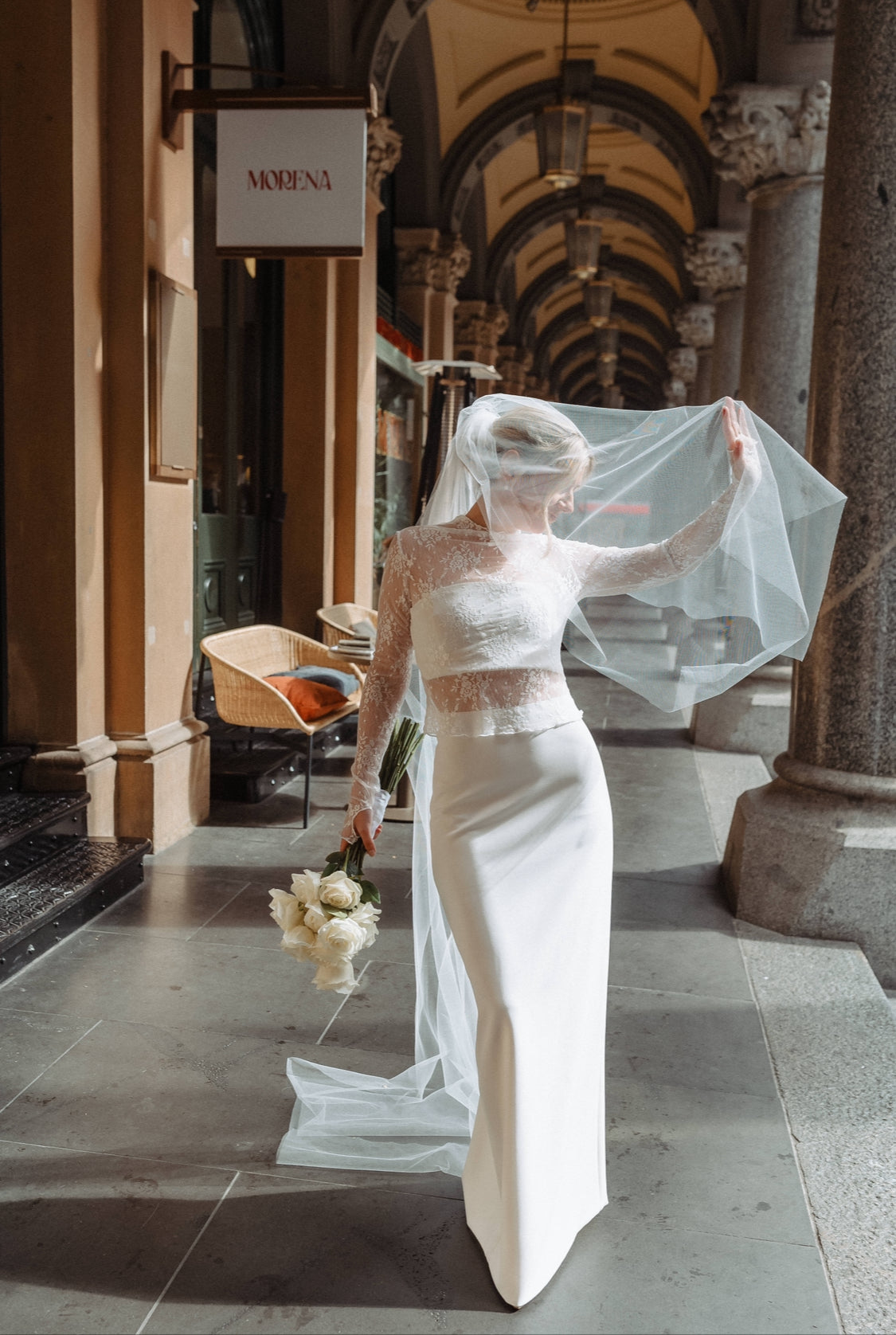 Ivory Tulle Veil