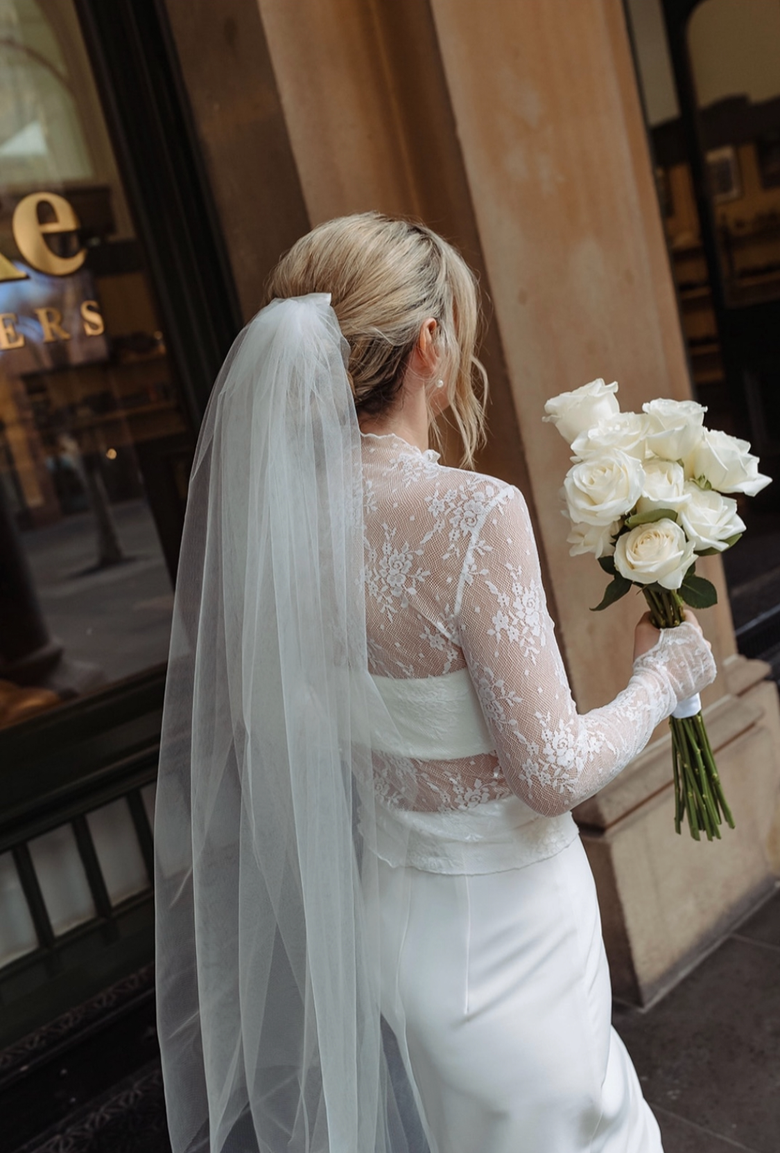 Ivory Tulle Veil